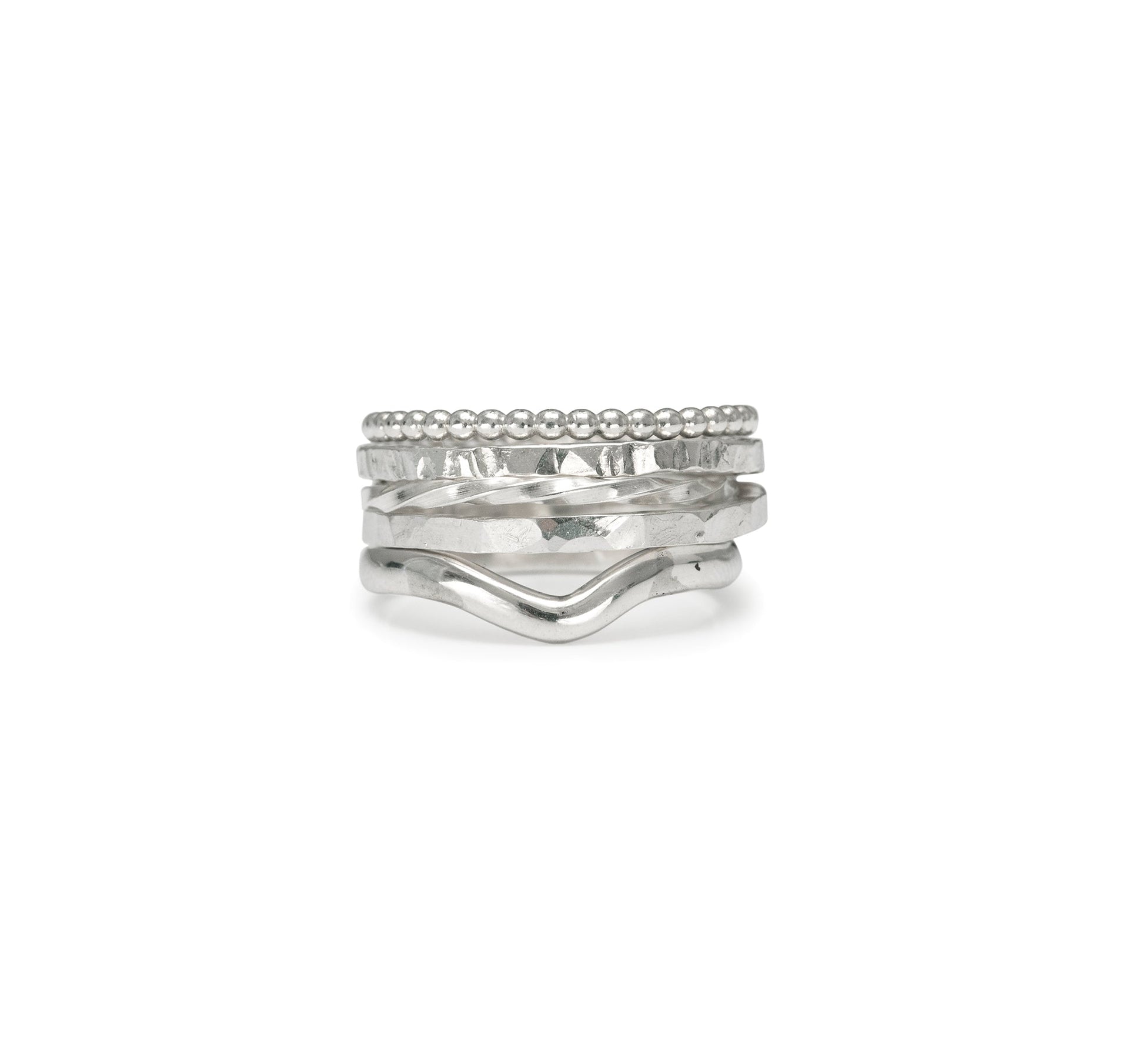 Textured Stacking Ring