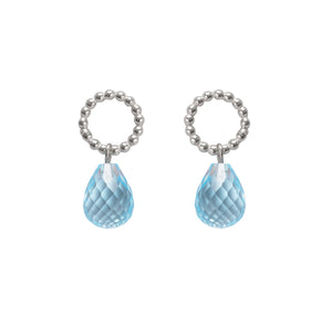 Beaded Topaz Drops - The Aura Collection