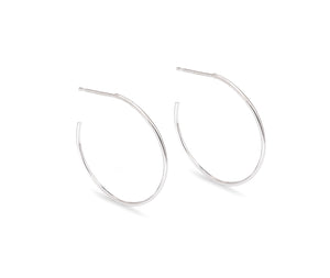 Fine Hoop Earrings - Extra Large
