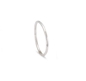Fine Textured Stacking Ring
